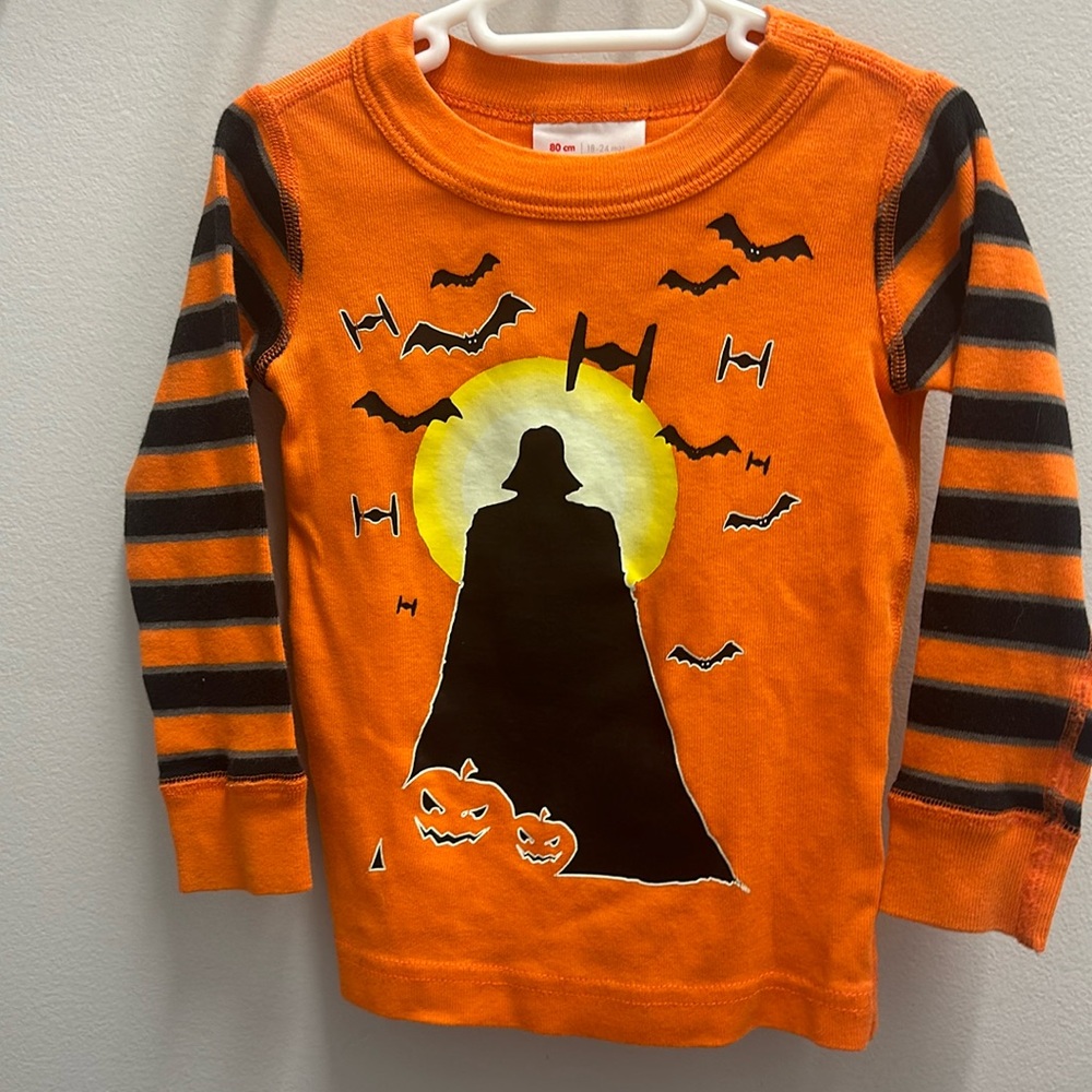 Star Wars Darth Vader Halloween Pajamas Hanna Andersson Size 18-24 mos